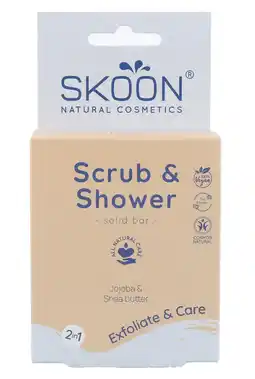 De Online Drogist Skoon Scrub & Shower Bar aanbieding