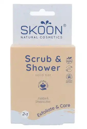 De Online Drogist Skoon Scrub & Shower Bar aanbieding