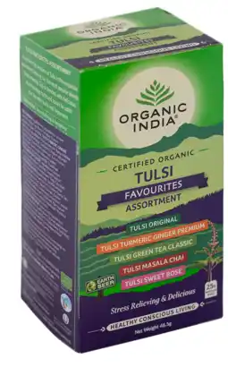 De Online Drogist Organic India Tulsi Favourites Assortment aanbieding