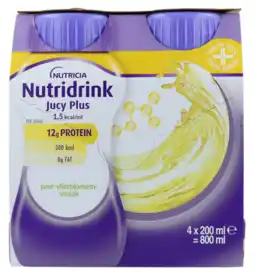 De Online Drogist Nutridrink Jucy Plus Peer-Vlierbloesem aanbieding
