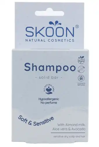 De Online Drogist Skoon Shampoo Bar Soft & Sensitive Hypoallergeen aanbieding