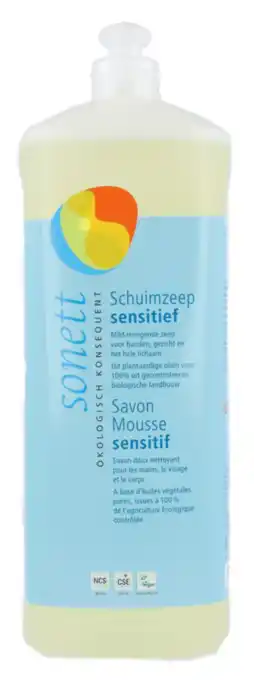 De Online Drogist Sonett Foam Soap Sensitive Navulverpakking aanbieding