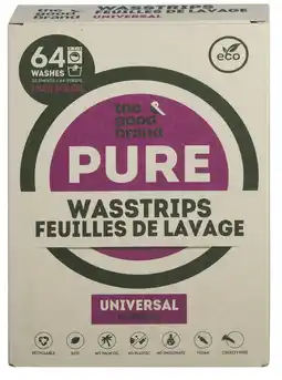 De Online Drogist The Good Brand Pure Wasstrips Lavender aanbieding