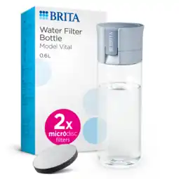 De Online Drogist Brita Water Filter Fles Vital Lichtblauw aanbieding