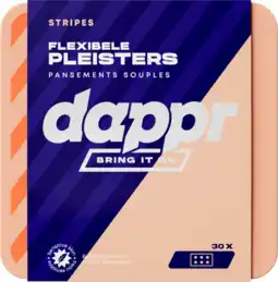 De Online Drogist Dappr Flexibele Pleisters Stripes aanbieding