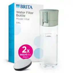 De Online Drogist Brita Water Filter Fles Vital Lichtgroen aanbieding