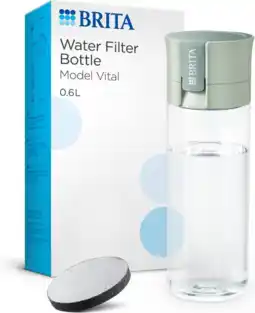 De Online Drogist Brita Water Filter Fles Vital Lichtgroen aanbieding