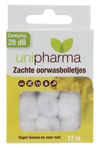 De Online Drogist Unipharma Zachte Oorwasbolletjes aanbieding