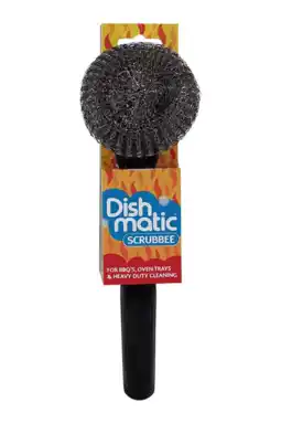 De Online Drogist Dishmatic Scrubbee Staalborstel + Dispenser aanbieding