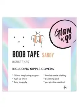 De Online Drogist Glam & go Boob Tape Sandy - Borsttape aanbieding