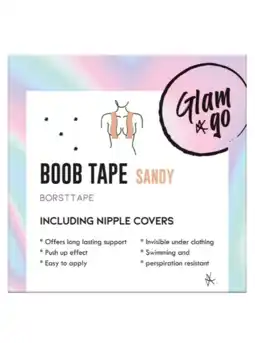 De Online Drogist Glam & go Boob Tape Sandy - Borsttape aanbieding