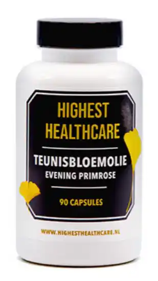 De Online Drogist Highest Healthcare Teunisbloemolie Capsules aanbieding