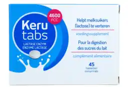 De Online Drogist Kerutabs Lactase Enzym Tabletten aanbieding