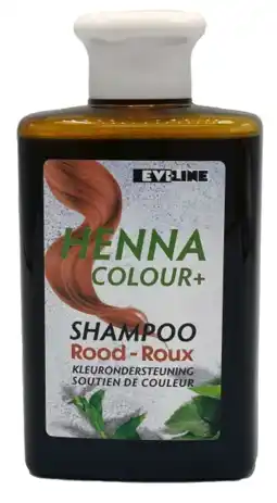 De Online Drogist Evi Line Henna Colour+ Shampoo Rood aanbieding