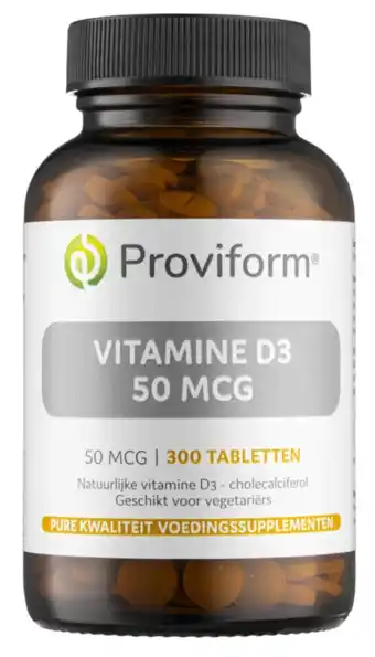 De Online Drogist Proviform vitamine D3 50mcg Tabletten aanbieding