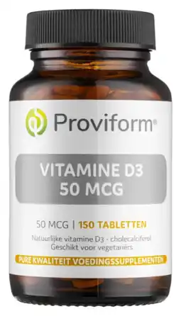 De Online Drogist Proviform Vitamine D3 50mcg Tabletten aanbieding