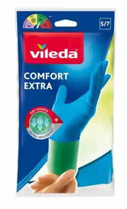 De Online Drogist Vileda Handschoenen Comfort Extra S aanbieding