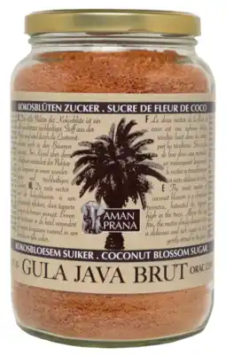 De Online Drogist Aman Prana Gula Java Brut Kokosbloesem Suiker aanbieding
