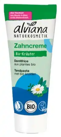 De Online Drogist Alviana Tandpasta Bio-Kruiden aanbieding