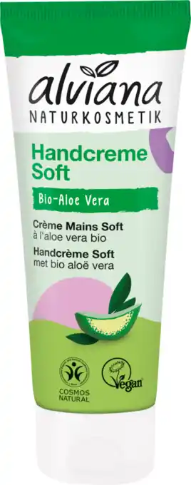 De Online Drogist Alviana Handcreme Soft aanbieding