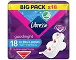 De Online Drogist Libresse Goodnight Ultra Large With Wings Maandverband aanbieding