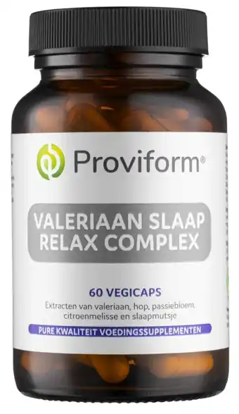 De Online Drogist Proviform Valeriaan Slaap Relax Complex Capsules aanbieding