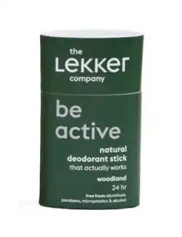 De Online Drogist The Lekker Company Deo Stick Be Active aanbieding