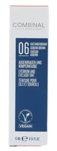 De Online Drogist Combinal Eyebrow and Eyelash Tint 06 - Auburn Brown aanbieding