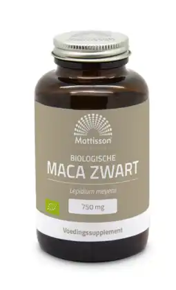 De Online Drogist Mattisson HealthStyle Maca Zwart Bio Capsules aanbieding