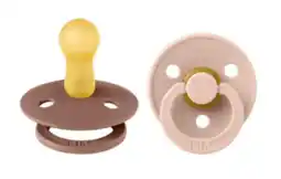 De Online Drogist Bibs Fopspeen 0-6 Maanden Woodchuck/Blush aanbieding