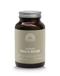 De Online Drogist Mattisson HealthStyle Maca Rood Bio Capsules aanbieding