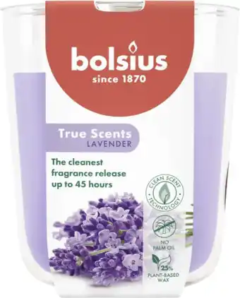 De Online Drogist Bolsius True Scents Lavender Geurkaars aanbieding