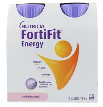 De Online Drogist Nutricia Fortifit Energy Aardbei aanbieding