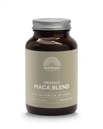 De Online Drogist Mattisson HealthStyle Maca Blend Bio Capsules aanbieding