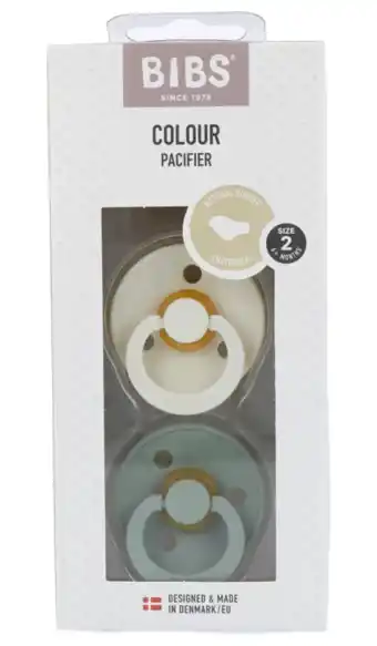De Online Drogist Bibs Fopspeen 6+ Maanden Anatomic Ivory/Sage aanbieding