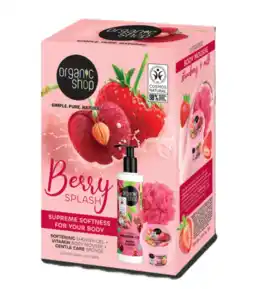 De Online Drogist Organic Shop Berry Splash Supreme Softness Giftset aanbieding