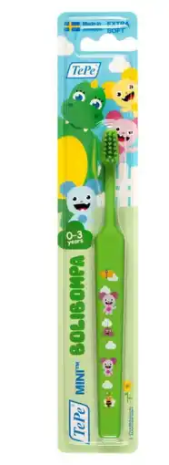 De Online Drogist TePe Tandenborstel Bolibompa 0-3 jaar Extra Soft aanbieding