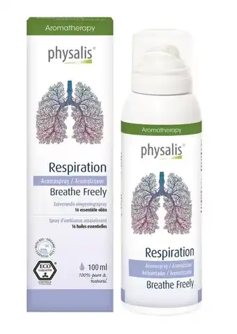 De Online Drogist Physalis Aromaspray Respiration aanbieding