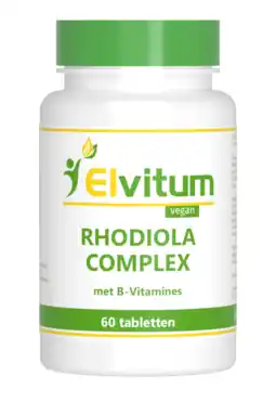 De Online Drogist Elvitum Rhodiola Complex Tabletten aanbieding
