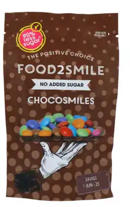 De Online Drogist Food2Smile Chocosmiles aanbieding