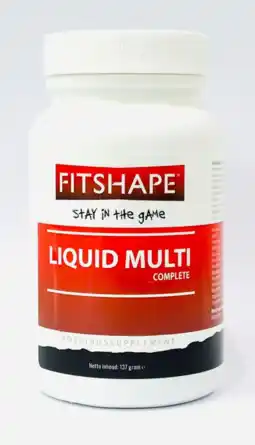 De Online Drogist Fitshape Liquid Multi Complete Capsules aanbieding