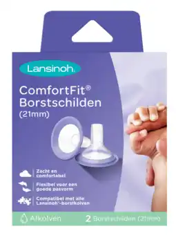 De Online Drogist Lansinoh Comfort Fit 21mm Borstschild aanbieding