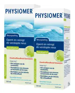 De Online Drogist Physiomer Neusspoeling Eucalyptus - Duoverpakking aanbieding