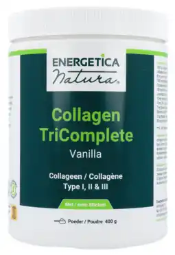 De Online Drogist Energetica Natura Collagen TriComplex Vanilla Poeder aanbieding