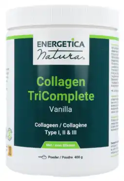 De Online Drogist Energetica Natura Collagen TriComplex Vanilla Poeder aanbieding