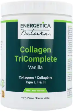 De Online Drogist Energetica Natura Collagen TriComplex Vanilla Poeder aanbieding