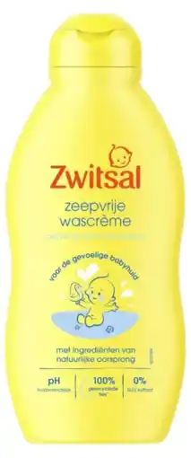 De Online Drogist Zwitsal Zeepvrije Wascrème aanbieding