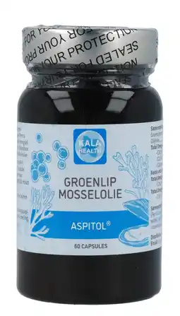 De Online Drogist Kala Health Groenlopmosselolie Aspitol aanbieding