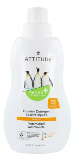 De Online Drogist Attitude Laundry Detergent Citrus Zest aanbieding