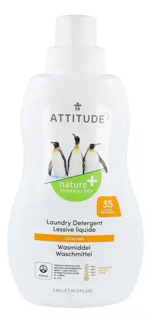 De Online Drogist Attitude Laundry Detergent Citrus Zest aanbieding